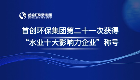 乐鱼（中国）环保集团第二十一次获得“水业十大影响力企业”称号